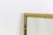 Rectangular Mirror in Gilt Brass, 1970s 4