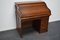 Antique French Oak Roll Top Desk, Late 19th Century 2