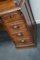 Antique French Oak Roll Top Desk, Late 19th Century, Image 4