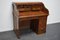 Antique French Oak Roll Top Desk, Late 19th Century 3