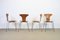 Mosquito 3105 Model Chairs in Teak by Arne Jacobsen for Fritz Hansen, Set of 4, Image 2