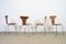 Mosquito 3105 Model Chairs in Teak by Arne Jacobsen for Fritz Hansen, Set of 4, Image 3