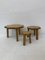 Oak Nesting Tables 1970s, Set of 3, Image 10