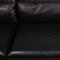 Plura Black Leather Sofa by Rolf Benz 5