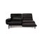 Schwarzes Plura Ledersofa von Rolf Benz 8