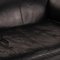 Mammut Black Leather Sofa by Bretz 3