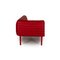 Ruched Red Leather Sofa from Ligne Roset, Image 6
