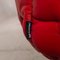 Ruched Red Ledersofa von Ligne Roset 5