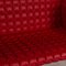 Ruched Red Leather Sofa from Ligne Roset, Image 3