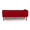 Ruched Red Leather Sofa from Ligne Roset 7