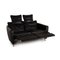 Divano Sesame FSM250 / 23 in pelle nera, Immagine 3