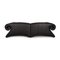 Mammut Black Leather Sofa Set by Bretz, Set of 2 10