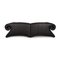 Schwarzes Mammut Ledersofa Set von Bretz, 2er Set 10