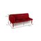 Ruché Red Leather Sofa Set from Ligne Roset, Set of 2 3