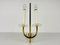 Brass and Glass Sconces, 1960s, Germany, Set of 2 3