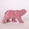 Escultura de oso de mármol rosa, Italia, siglo XX, Imagen 5