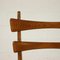 Beech and Leatherette Chairs, Italy, 1950s, Set of 7, Image 5
