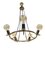 Brass Pendant Lamp in Stilnovo Style by Gaetano Sciolari, Image 3