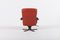 Swivel Leather Lounge Chair from G Möbel, Sweden, 1960s 6