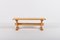 Small Solid Pine Bench Coffee Table, 1980s, Sweden, Image 3