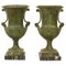 Late 19th Century Greek Revival Bronze Crater Vases, France, Set of 2 1