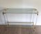 Acrylic Glass and Gilt Metal Console Table 1