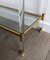 Acrylic Glass and Gilt Metal Console Table 6