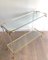 Acrylic Glass and Gilt Metal Console Table 3