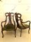 Antique Mahogany Inlaid Dining Chairs, Set of 6 3