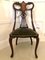 Antique Mahogany Inlaid Dining Chairs, Set of 6, Image 8