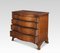 Mahogany Serpentine Fronted Chest of Drawers 7