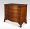 Mahogany Serpentine Fronted Chest of Drawers 5