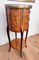 Italian Antique Marquetry Walnut Nightstands Tables, Set of 2, Image 4