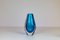 Vasi Mid-Century blu cristallini di Sven Palmqvist per Orrefors, set di 2, Immagine 7