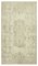 Beige Turkish Vintage Area Rug, Image 1