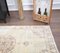 Tapis Oushak Vintage en Laine Beige 6