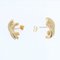 Modern 18K Yellow Gold Second-Hand Earrings, Set of 2, Image 7