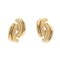 Modern 18K Yellow Gold Second-Hand Earrings, Set of 2 1