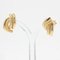 Modern 18K Yellow Gold Second-Hand Earrings, Set of 2 4