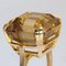 French 18K Citrine & 18K Yellow Gold Cocktail Ring, 1950s, Image 4