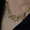 Französische Draperie Halskette aus 18 Karat Gelbgold, 20. Jh 8