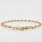 Bracelet Gourmette Moderne en Or Jaune 18K 9