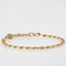 Modern 18K Yellow Gold Curb Bracelet 10