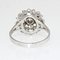 French White Sapphire & 18K White Gold Ring, 1960s, Image 10