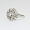 French White Sapphire & 18K White Gold Ring, 1960s, Image 6