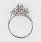 Französischer Ring aus Weißem Saphir & 18 Karat Weißgold, 1960er 11