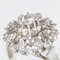 French White Sapphire & 18K White Gold Ring, 1960s 7