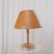 Französische Vintage Holz Lampe von Lucid 3