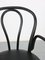 Chaise No. 18 en Cuir Noir avec Accoudoirs par Michael Thonet pour Thonet 12