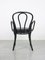 Black Leather No. 18 Chair with Arms by Michael Thonet for Thonet 4